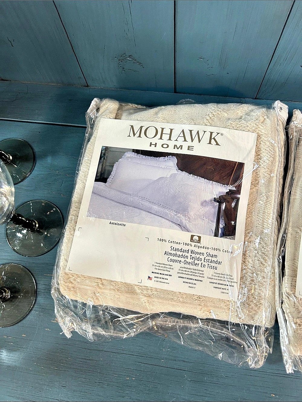 Mohawk Home Antoinette Standard Woven Sham Cotton Cream | Set of 2
